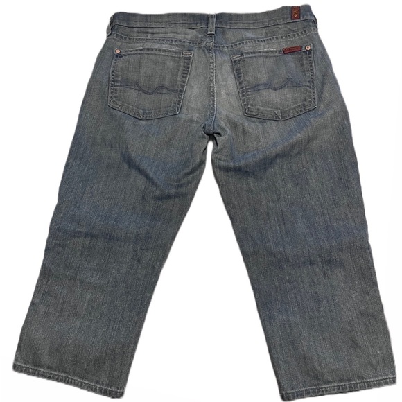 7 FOR ALL MANKIND BOOTLEG-CAPRI JEANS - Picture 5 of 5